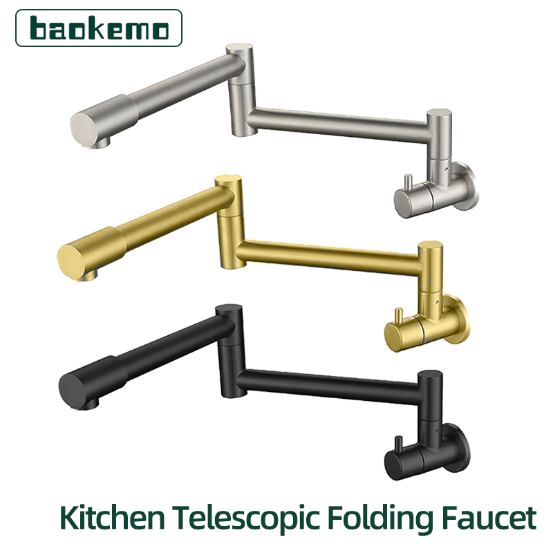 Kitchen Appliances White - Baokemo katlanır duvar musluk içine 304