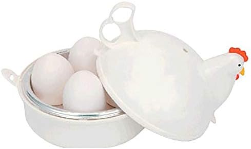 Kitchen Appliances White - Tavuk Şekilli Mikrodalga Yumurta Kazan Ocak