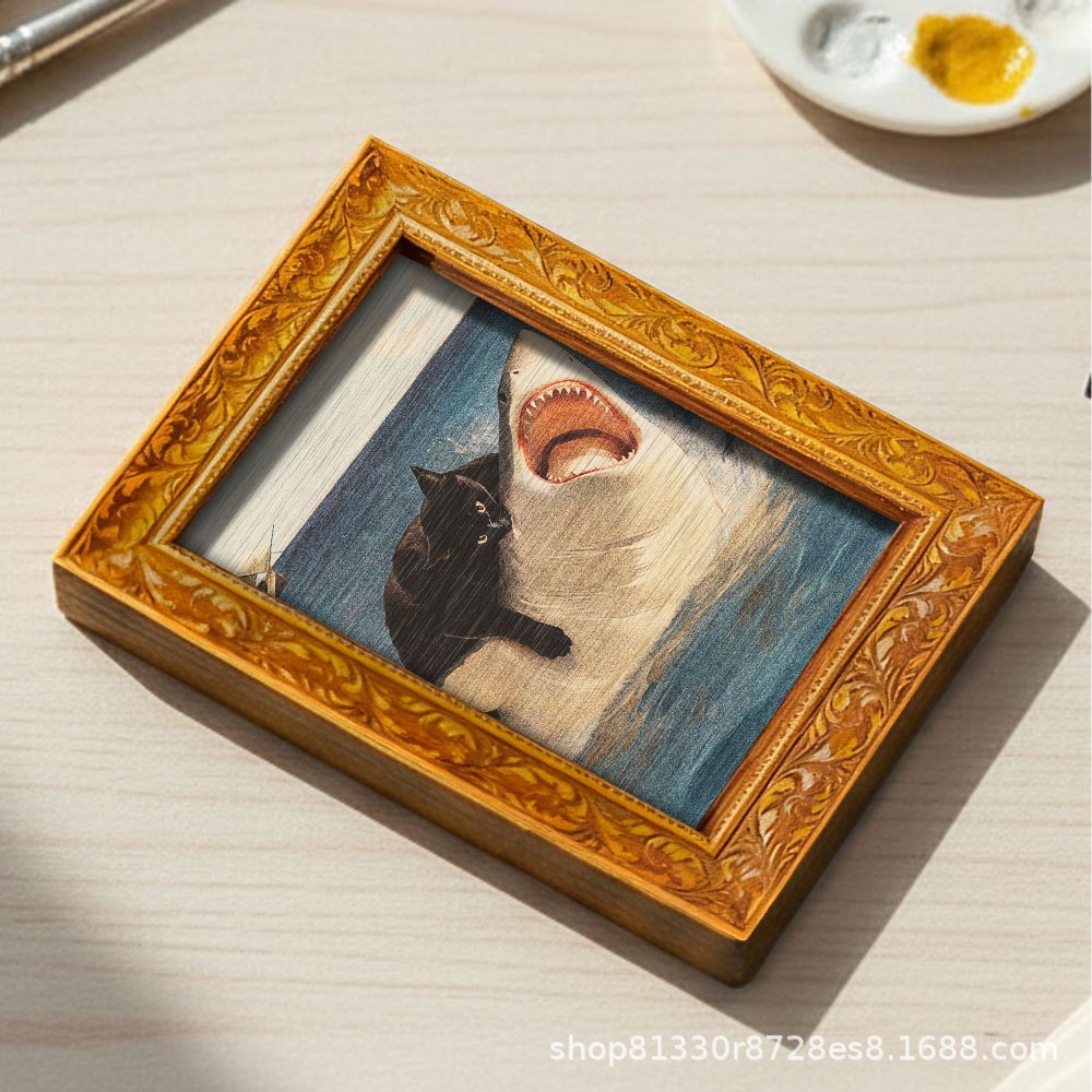 Komik Kedi Köpekbalığı Sanatı  - Kitchen Appliances Vintage incelemesi ve fiyatı