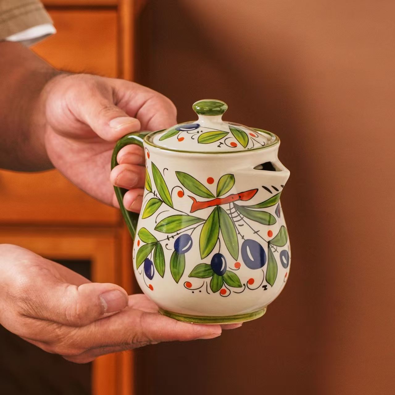 Zeytin Yeşili Seramik Çiçek De - Kitchen Appliances Vintage incelemesi ve fiyatı